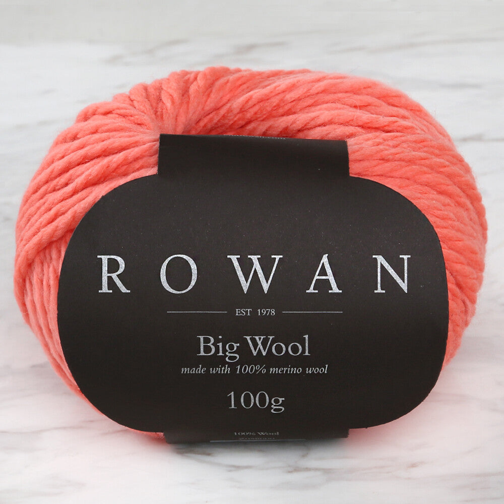 Rowan Big Wool Koyu Yavruağzı El Örgü İpi - 00094